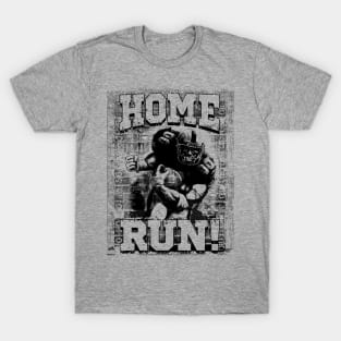 Funny Football Player Scoring Home Run T-Shirt
